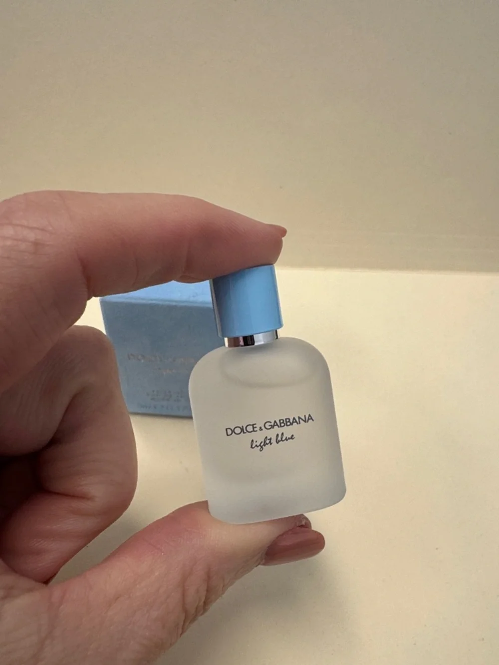 DOLCE & GABBANA Light Blue Pour Homme For Men Mini Purse Travel Size 0.15oz NIB
